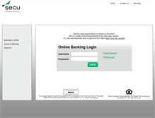Tablet Screenshot of online.secumd.org